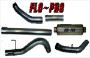 614 - Flo-Pro 5-inch Turbo Back Exhaust - Aluminized Ford 2003-2007 - EC-CC/SB-LB-Dually - Auto Trans