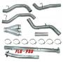 734 - Flo-Pro 4-inch Down Pipe Back Dual Exhaust - Aluminized GM 2007 - 2010