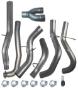 771 - Flo-Pro 5-inch Down Pipe Back Dual Exhaust - Aluminized GMC/Chevy Duramax 6.6L 2015.5 LML