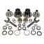 CR60-3X1104-A - Dynatrac Free-Spin Dodge Kit w/ Warn Hubs - 2000-08 Dodge