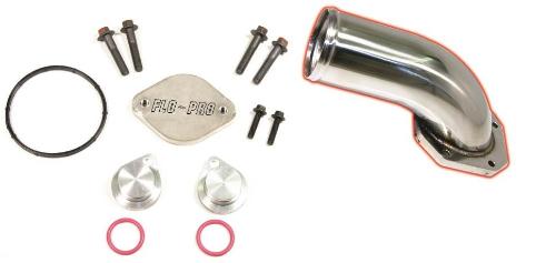 EC64 - Flo Pro EGR Cooler and Valve Delete Kit w/ Intake Manifold - Ford 2008-2010