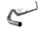 831NM - Flo-Pro 4-inch Turbo Back Exhaust - Aluminized - No Muffler - Ford 1999 - 2003