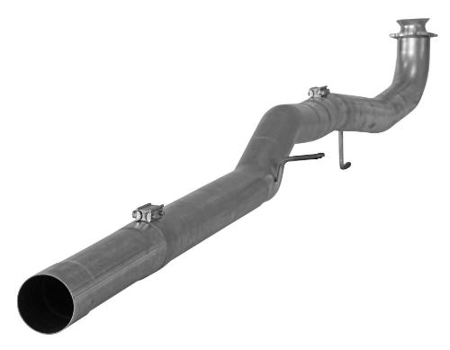 882 - FloPro 4-inch Cat & DPF Delete Pipe Kit - Aluminized - GM 2017-2018