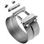FPLJ500SS - FloPro 5-inch Stainless Steel Lap Joint Exhaust Clamp Image
