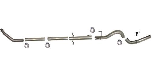 SS602NM - Flo-Pro 5-inch Turbo Back Exhaust - Stainless - No Muffler - Dodge 1994-2002 RC-EC/SB-LB-Dually