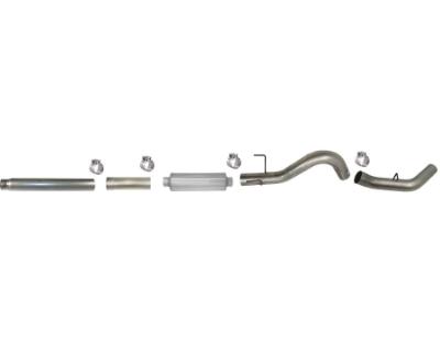 SS618 - Flo-Pro 5-inch Cat-Back Exhaust - Stainless - Dodge 2004.5-2007 HO600 EC-QC/SB-LB-Dually, MC/SB