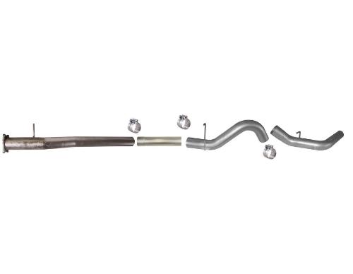 861 - Flo-Pro 4-inch Cat Back Exhaust - Aluminized - No Muffler - GM 2011 - 2015