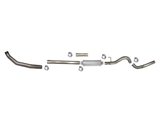 805 - Flo-Pro 4-inch Turbo Back Exhaust - Aluminized - Dodge 2003-2004 EC-QC/SB-LB-Dually