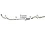 843NB - Flo-Pro 4-inch Turbo Back Exhaust - Aluminized - Ford 2008-2010 EC-CC/SB-LB - Auto Trans