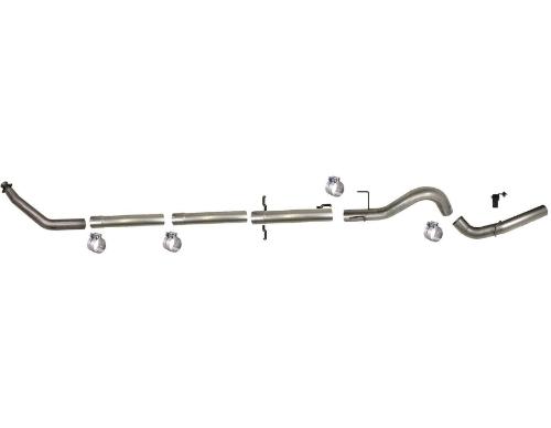 802NM - Flo-Pro 4-inch Turbo Back Exhaust - Aluminized - No Muffler - Dodge 1994-2002 RC-EC/SB-LB-Dually