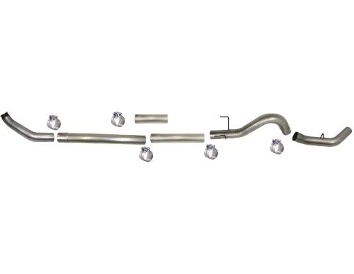 1839 - Flo-Pro 4-inch Turbo Back Exhaust - Aluminized - No Muffler - Dodge 2007 - 2009