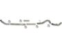 1839 - Flo-Pro 4-inch Turbo Back Exhaust - Aluminized - No Muffler - Dodge 2007 - 2009