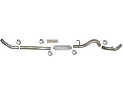 SS1848 - Flo-Pro 4-inch Turbo Back Exhaust - Stainless Dodge 2010 - 2012