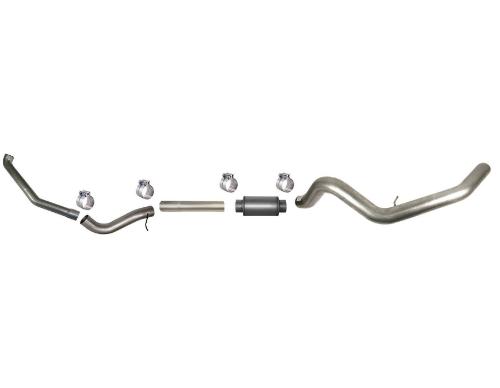 614 - Flo-Pro 5-inch Turbo Back Exhaust - Aluminized Ford 2003-2007 - EC-CC/SB-LB-Dually - Auto Trans