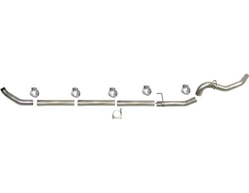 654 - Flo-Pro 5-inch Turbo Back Exhaust - Aluminized - Dodge 2011-2018 CAB & CHASSIS - No Muffler