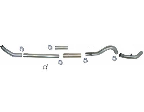 SS619NM - Flo-Pro 5-inch Turbo Back Exhaust - Stainless - No Muffler - Dodge 2004.5-2007 EC-QC/SB-LB-Dually, MC/SB