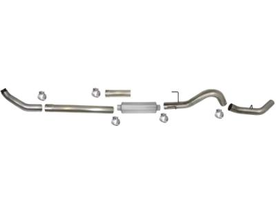 SS619 - Flo-Pro 5-inch Turbo Back Exhaust - Stainless - Dodge 2004.5-2007 EC-QC/SB-LB-Dually, MC/SB