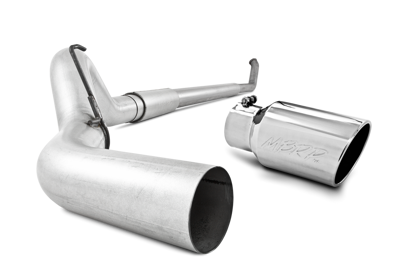 S61140AL - MBRP's 5-inch aluminized AL INSTALLER Series Turbo Back Exhaust System for your 2003-2004 Dodge Cummins 5.9L diesel truck comes with a T304 polished stainless muffler and MBRP exhaust tip.