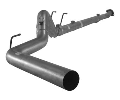 Image de Mel's Manufacturing 4" Down Pipe Back Exhaust - Aluminized  Ford 6.7L Powerstroke 2011-2019 Cab & Chassis