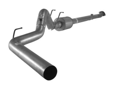 Image de Mel's Manufacturing 4" Down Pipe Back Exhaust - Aluminized Ford 6.7L Powerstroke 2011-2019 Cab & Chassis