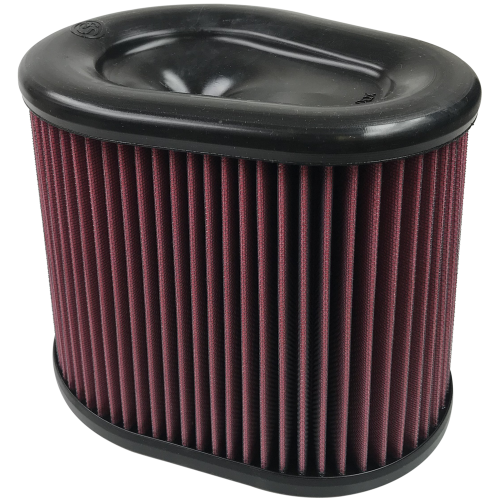 Picture of S&B Cold Air Intake Replacement Filter - Oiled - GMC/Chevy 6.6L Duramax 2011-2016 - New Style Oval Filter