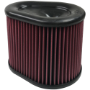 Picture of S&B Cold Air Intake Replacement Filter - Oiled - GMC/Chevy 6.6L Duramax 2011-2016 - New Style Oval Filter