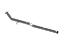 Image de P1 Race Parts 3.5" DPF & Cat Delete Race Pipe - Aluminized Ford F150 2018-2020