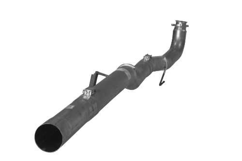 Picture of Mel's Manufacturing DPF & Cat Delete Pipe - Aluminized GMC/Chevy 6.6L Duramax 2015.5-2016