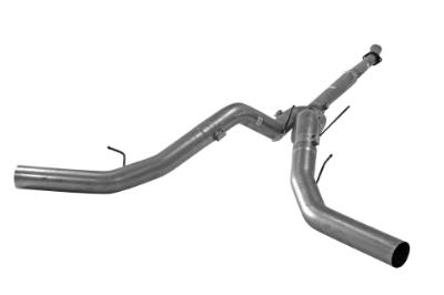 Image de Mel's Manufacturing 5" Down Pipe Back DUAL Exhaust - Aluminized Ford 6.7L Powerstroke 2011-2019