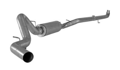 Image de Mel's Manufacturing 4" Down Pipe Back Exhaust - Aluminized GMC/Chevy 6.6L Duramax 2007-2010 