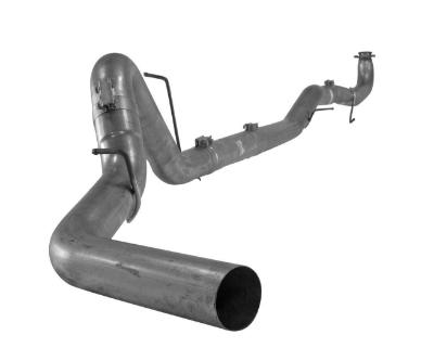 Picture of Mel's Manufacturing 4" Down Pipe Back Exhaust - Stainless  GMC/Chevy 6.6L Duramax 2015.5-2016