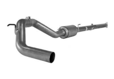 Picture of Mel's Manufacturing 4" Down Pipe Back Exhaust - Aluminized Nissan Titan 5.0L Cummins 2016-2018