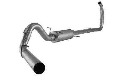 Picture of Mel's Manufacturing 4" Turbo Back Exhaust - Aluminized Ford 6.0L Powerstroke Excursion 2003-2005 - Auto Trans