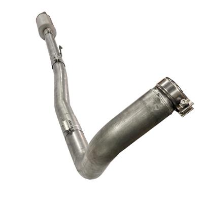 Mel's Manufacturing 4" Turbo Back Race Pipe with Muffler- Aluminized Ford 6.7L Powerstroke 2023-2024	