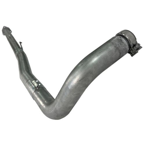 Mel's Manufacturing 4" Turbo Back Race Pipe with Muffler- Aluminized Ford 6.7L Powerstroke 2023-2024	