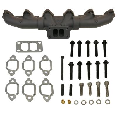 PART # 1046048 EXHAUST MANIFOLD KIT STOCK/T3 DODGE 12-VALVE 5.9L CUMMINS 1988-1998