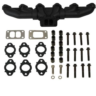 PART # 1046047 EXHAUST MANIFOLD KIT STOCK/T3 DODGE 24-VALVE 5.9L CUMMINS 1998.5-2002