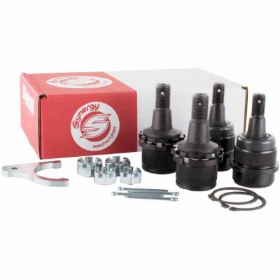 Synergy Heavy-Duty Adjustable Ball Joint Kit (Knurled) - Dodge Ram 5.9L/6.7L Cummins - 2003-2013 - 4WD 