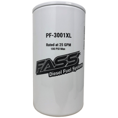 FASS Extended Length Fuel Particulate Filter - Fits FASS Titanium Signature Series Pumps