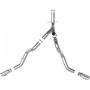 AFE  4" Dual DPF Back Monster Exhaust  - GMC/Chevy 6.6L Duramax L5P - 2020-2023 - (All double Cabs & Crew Cabs) - Polished Tips