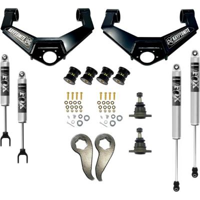 Kryptonite Stage 3 Leveling Kit With Fox Shocks - GM/Chevy 6.6L Duramax - 2020-2024