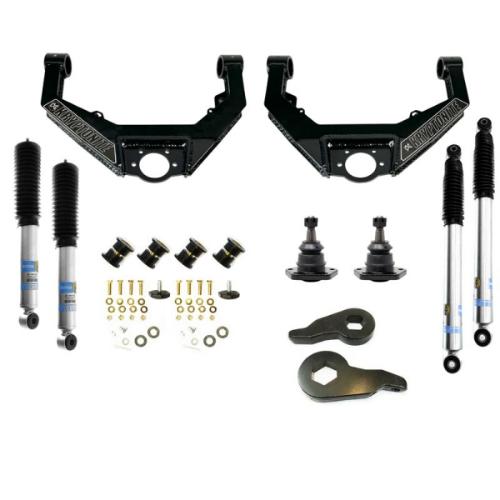 Kryptonite Stage 3 Leveling Kit With Bilstein Shocks - GM/Chevy 6.6L Duramax - 2001-2010