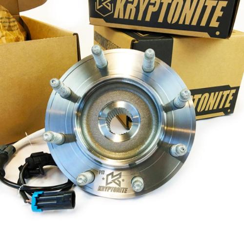 Kryptonite Wheel Bearing & Hub Assembly (With ABS Sensor) - GM/Checy 6.6L Duramax - 2011-2019 (DRW & 4WD) 