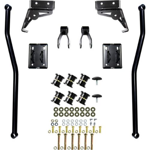 Kryptonite Death Grip Full Floating Tracktion Bar Kit - GM/Chevy 6.6L Duramax - 2001-2010 (Crew Cab Short Bed Lifted 0"-6")