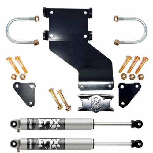 Kryptonite Death Grip Dual Steering Stabilizer Kit with Fox 2.0 Shocks - Dodge Ram 5.9L / 6.7L Cummins - 2003-2013