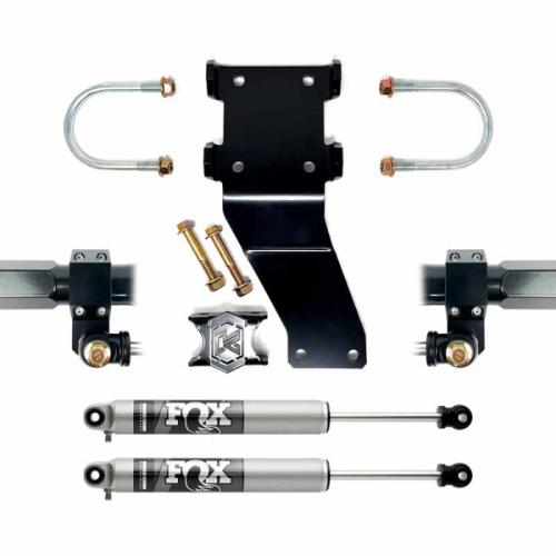 Kryptonite Death Grip Dual Steering Stabilizer Kit with Fox 2.0 Shocks - Ford 6.0L/6.4L/6.7L Powerstroke - 2005-2024 