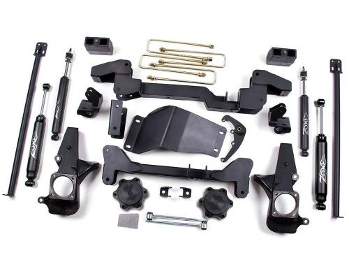 Zone Offroad 6" Suspension Lift Kit - GMC/Chevy 6.6L Duramax - 2001-2010